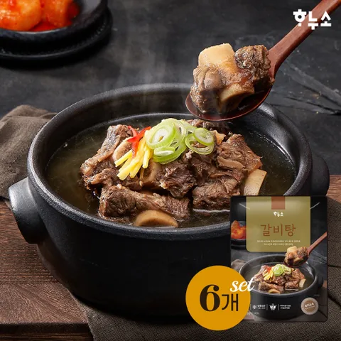 창동맛집 하누소 갈비탕 700g X 6팩
