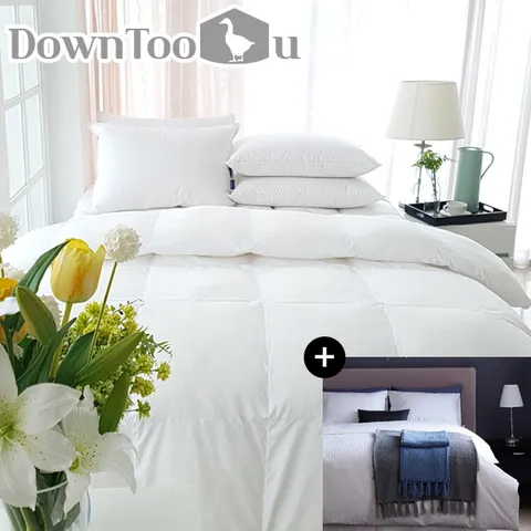다운투유 헝가리 구스이불S 0.3k +이불커버 여름용 +할인쿠폰