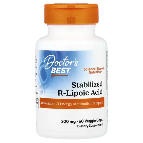 해외배송 Doctors Best 닥터스베스트 알리포산 알파리포산 200mg 60정 R-Lipoic Acid BioEnhanced Na-RALA