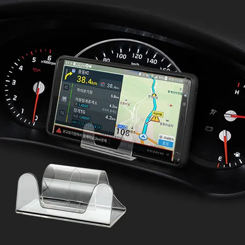 투명 고정형 핸드폰거치대 차량용 스마트폰걸이