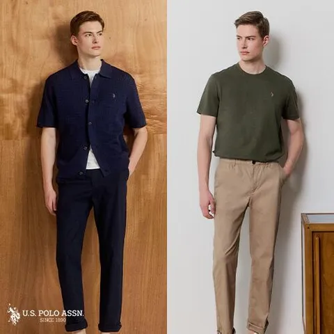 [U.S. POLO ASSN.] USPA 26SS 남성 코튼 롤업팬츠 2종 +무이자3개월