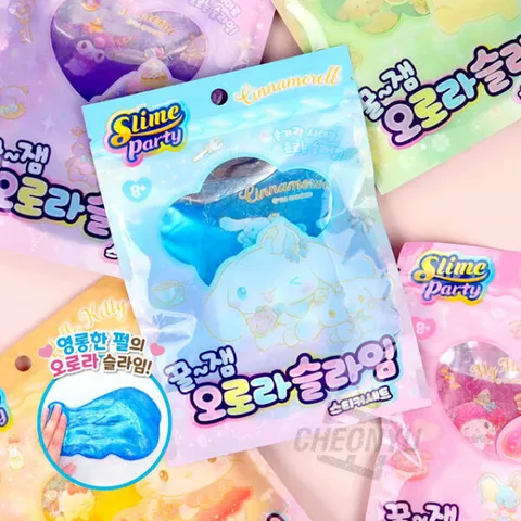 아트박스/문구앤토이스 산리오 꿀잼 오로라 슬라임 스티커세트 (랜덤발송)