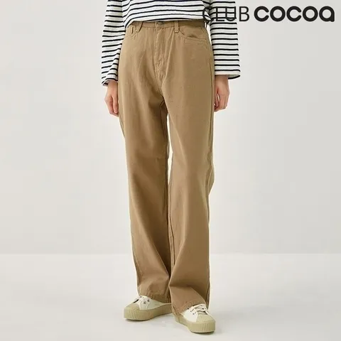 [N][클럽코코아] 테이퍼드코튼팬츠_C2A2PT6333