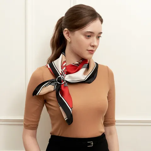 [현대백화점] 엘르 엘시드 실크 미니 스카프 SE541S318 +할인쿠폰