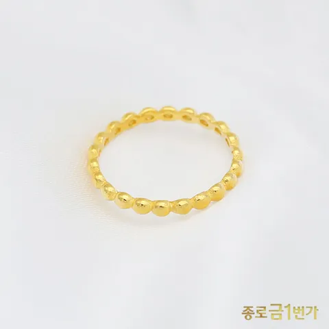 여자 순금 반지 도트 볼 1.875g