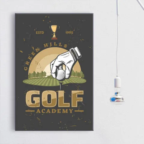 아트박스/꾸밈 cu574-빈티지골프클럽_중형노프레임