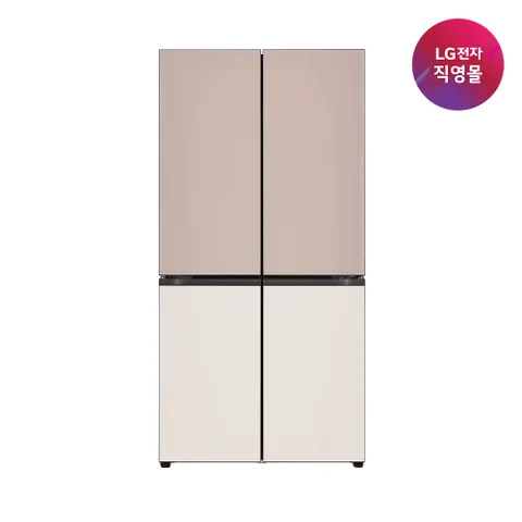 LG 디오스 AI 오브제 매직스페이스 냉장고 870L [H876GAG111] (아몬드/토프)