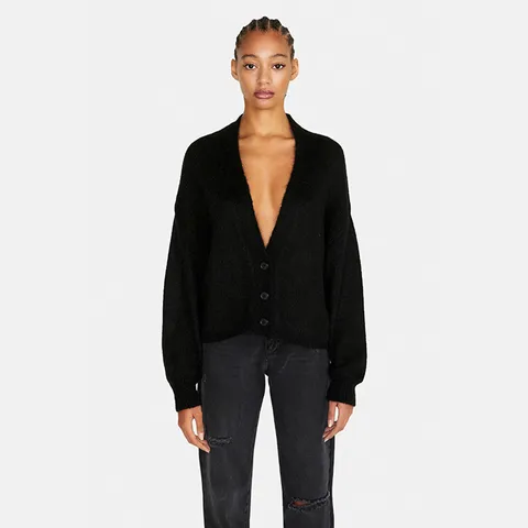 [시슬리] 모헤어 가디건_1242M600UBK +할인쿠폰