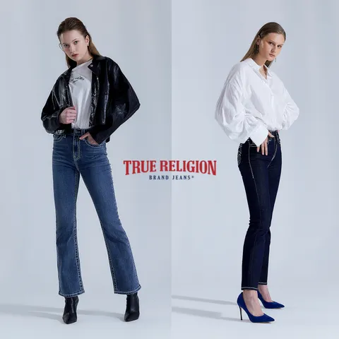 [런칭가 129000원] 트루릴리전 여성 프리미엄 BIG T HOLLY 데님 1종 (플레어핏)