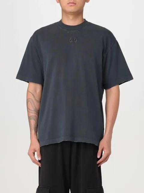 해외배송 24FW 44레이블 반팔 티셔츠 B0030376FA528 P518 Black 1 +할인쿠폰