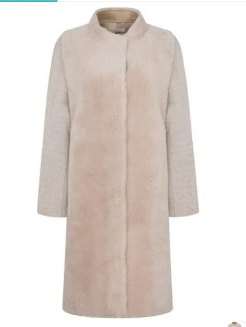 [현대백화점] 린[LYNN] L091(LCHCKL4100)양털 배색 울코트