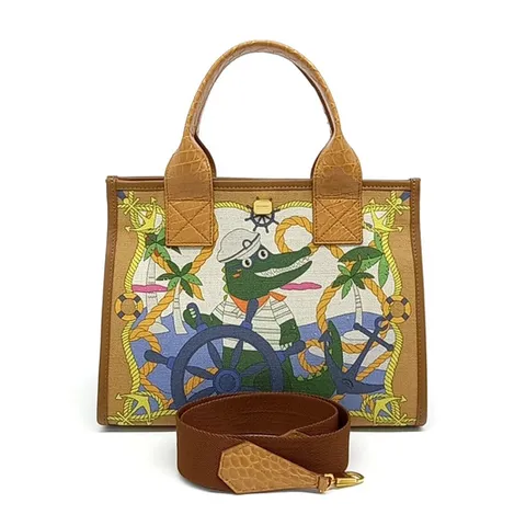 [중고]콜롬보 비또리오 캔버스 토트겸 숄더백 (NO 10284496)