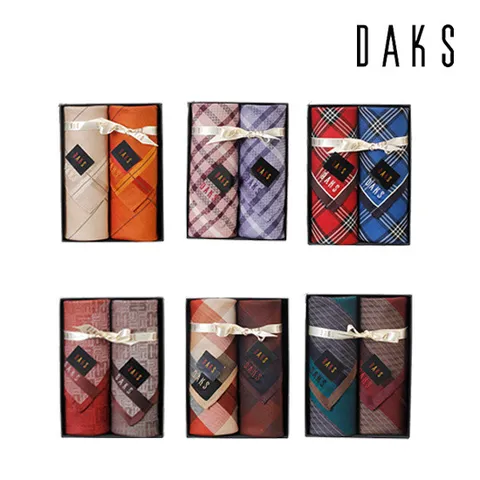 [현대백화점] [닥스 손수건] 남여 닥스 손수건 2종세트 30종택1 +할인쿠폰