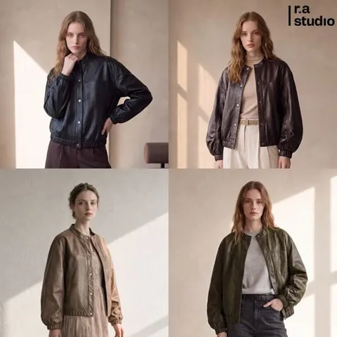 [방송에서만 50%세일][r.a studio] 26FW 라스튜디오 이태리 램스킨 오일풀 양가죽 자켓 1종 - 현대Hmall