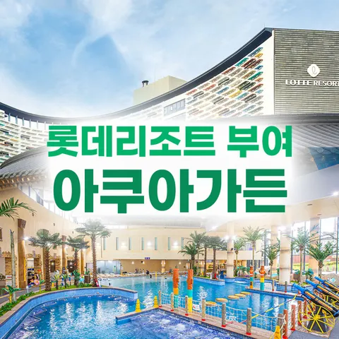 대인 입장권 [충남] 롯데리조트부여 아쿠아가든 (9/1∼12/31) - 현대Hmall