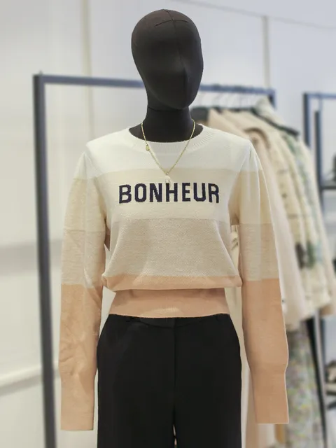 [현대백화점] [시슬리] 발렌타인 컬러블럭 니트 (SAKP05311)