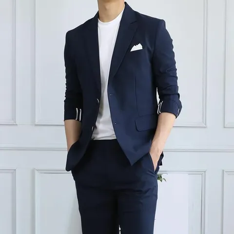 [하프클럽/세컨에디션]남자 홑겹 린넨 캐주얼 여름 정장 자켓