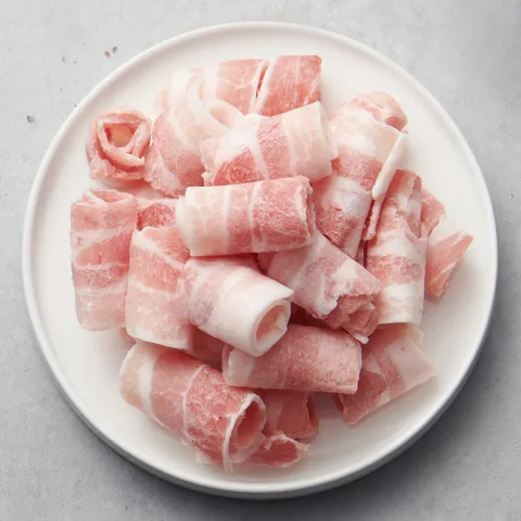 국내산 한돈 돌돌말이 대패 삼겹살 구이용 600g