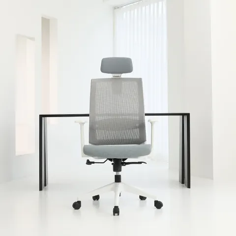 [깜짝][린백] LR39HW 학생 공부방 사무용 컴퓨터 책상 메쉬 의자