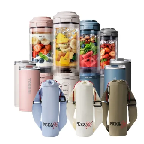 도깨비 픽앤고 무선 포터블 블렌더 + 스테인리스 텀블러형 블렌더 듀얼구성