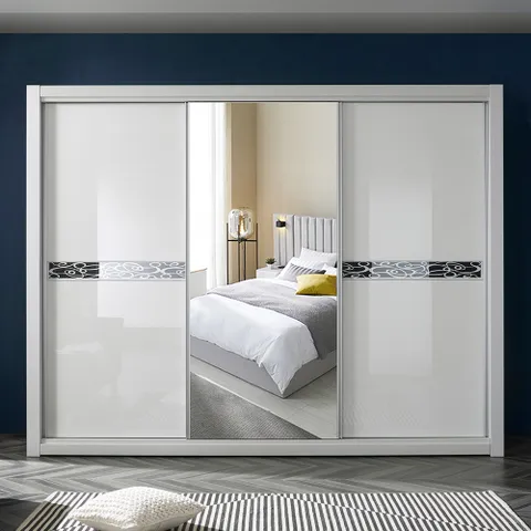 은목 2855 슬라이딩 장롱 F형 장농 10자장롱세트 옷장