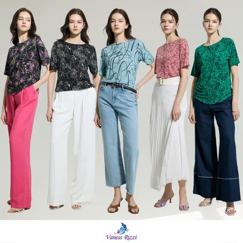 [25SS 최신상] 바네사리찌 25SS 크레오라 티 블라우스 5종