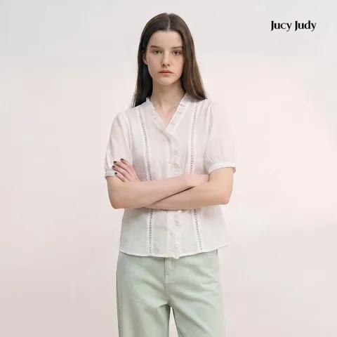 [쥬시쥬디] 프릴블라우스 J1BL329B +할인쿠폰