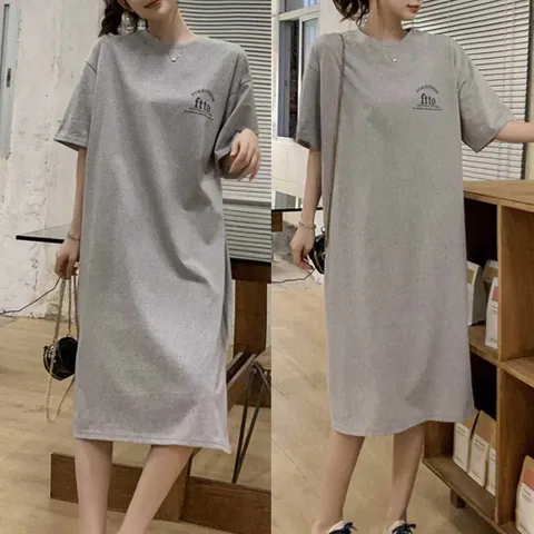 원피스 OPS 홈웨어 편한 집앞 마트 외출 면 이지 웨어 롱 여자