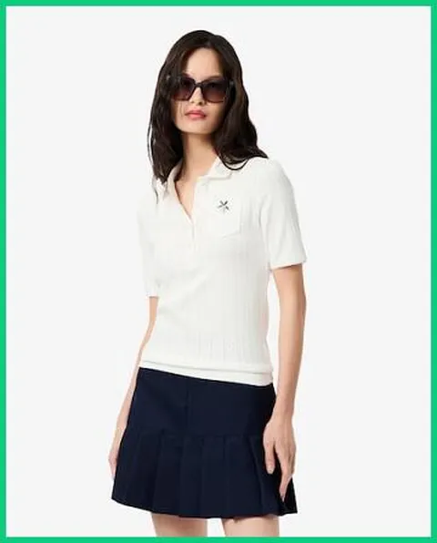 [현대백화점] [라코스테여성]25FW포인텔 폴로 셔츠DF5296-55N70V +할인쿠폰