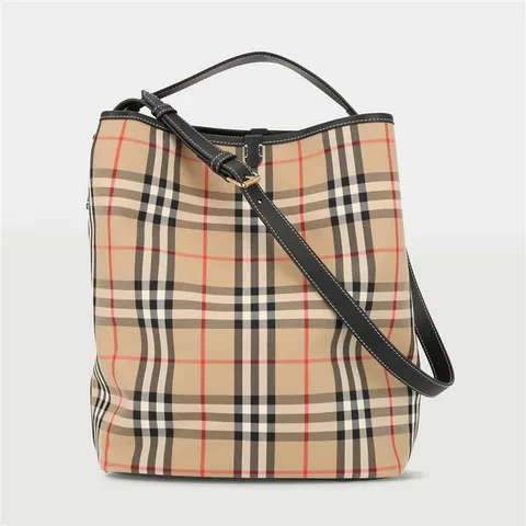 버버리 애쉬비 체크 미디움 숄더백 81021691
