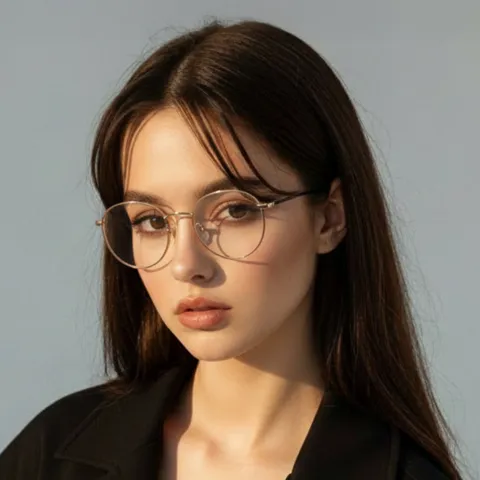 구찌 명품 안경테 GG0297OK 001 라운드 여자 남자 안경 +할인쿠폰