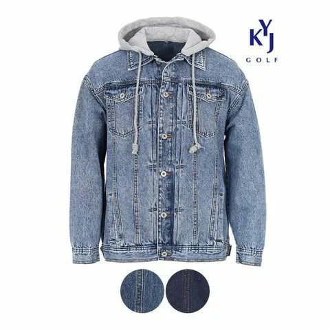 [하프클럽/김영주골프]봄가을 청자켓 오버핏 후드 분리 남성 캐주얼 자켓 DPSMJP19