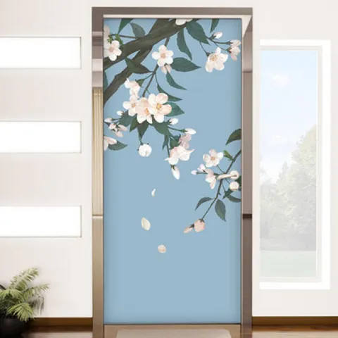 아트박스/꾸밈 pc980-봄날의플라워(벚꽃)_현관문시트지