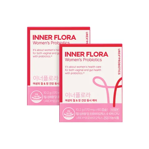 유한건강생활 이너플로라 질유산균 2박스 총4개월분 (소비기한270222)