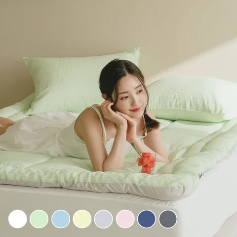 아망떼 포휴즈 시어서커 리플 토퍼 6color SS
