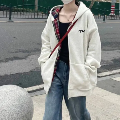 후드집업 후드티 agitieren 와이드핏 집업