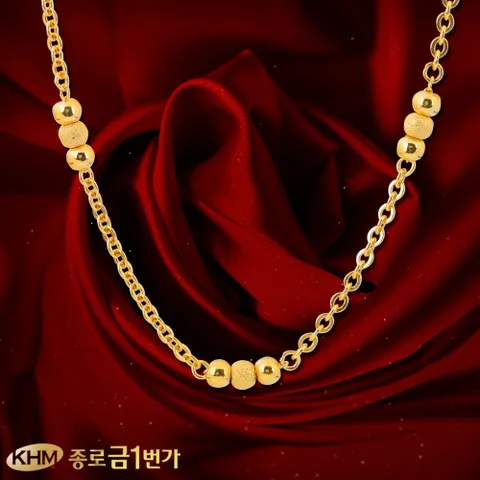 [종로금1번가]목걸이 순금24K 주얼리 26.25g 미니볼 체결고리무료
