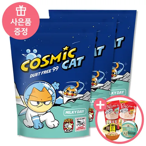 먼지없는 고양이모래 일반입자 유.향(AK451) 6kg*3개