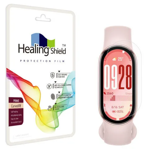 아트박스/힐링쉴드 샤오미 미밴드 10 프라임 고광택 액정보호필름 2매 +할인쿠폰