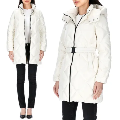 [듀베티카] 콘자 로고 VDDJ95636K0001 BGL 다이아퀼팅 롱 다운 패딩 점퍼 +할인쿠폰