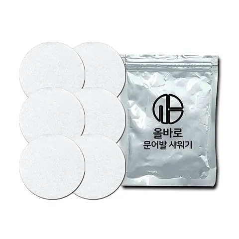 [올바로] 문어발 샤워기 필터 세트 6p (약 9개월분) 샤워기 헤드