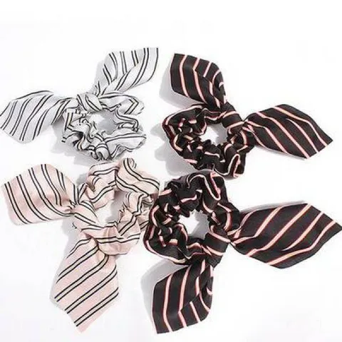 아트박스/익스트리모 Mujer Daily HAIR 라인배색리본 곱창머리끈 3color