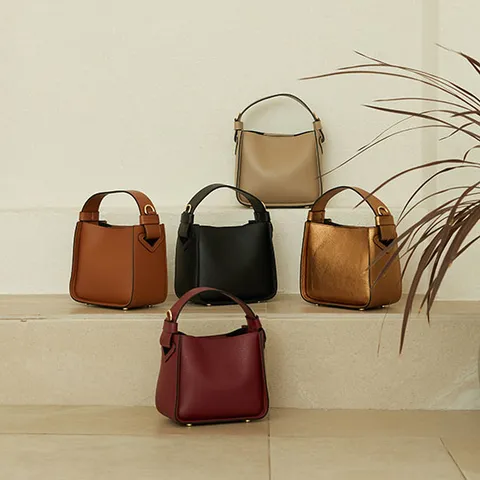 [런칭가 199000원][CONTIGO] 콘티고 이태리 소가죽 핸드백 