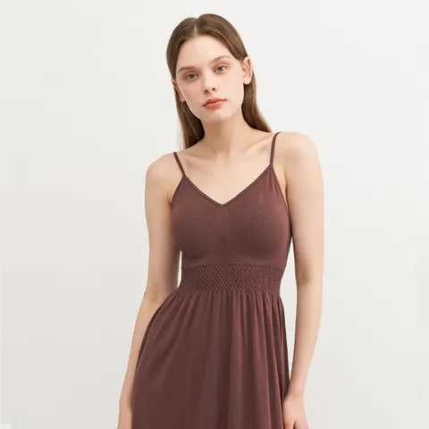 [최초가 62000원] 심리스 모달 브라컵 내장 캐미 드레스 +할인쿠폰