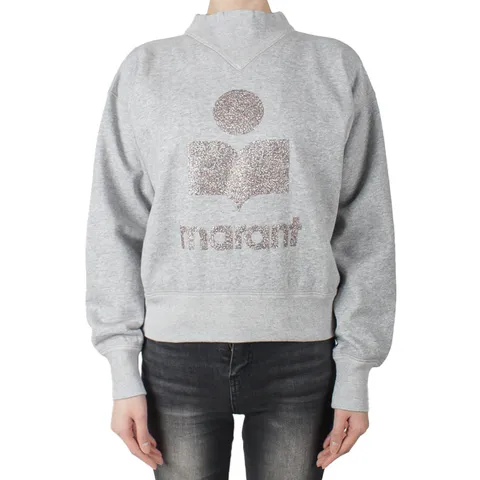 이자벨마랑 여성 모비 글리터 하이넥 기모 맨투맨 그레이실버 SW0003FA A1M77E GYSI +할인쿠폰