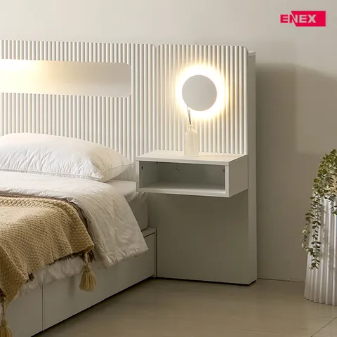 켄싱턴 호텔 LED 3단 서랍수납 침대 패널 단품 (1개) +할인쿠폰