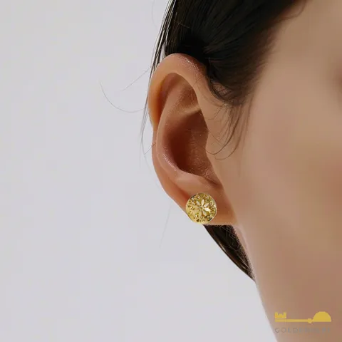 [100% MADE IN ITALY]{골든클레프} 18K 플라워 클래식 귀걸이 +무이자12개월