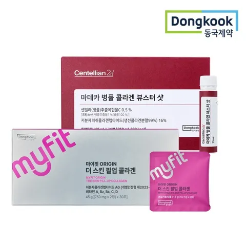 [현대백화점] [동국제약/쇼핑백증정]피부관리세트 프리미엄 액상 콜라겐 + 하루 1포 정제 콜라겐 +할인쿠폰