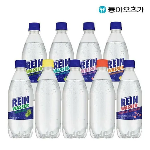 라인바싸  500ml PET 9종 1박스 (총20입)