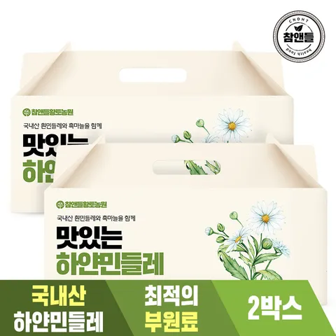 참앤들황토농원 맛있는 민들레즙 건강주스 2박스(90mlx60포)